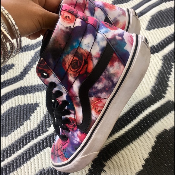 Vans Shoes - VANS Galaxy Rose high top sneakers off the wall
